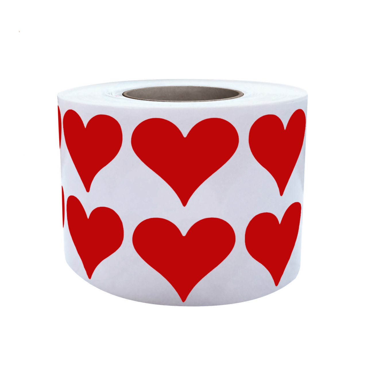 Royal Green Heart Labels 3/4 inch for Scrapbooking, Crafting, and Mother's  Day 19mm Red Hearts Sticker Roll - 1200 Pack 